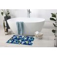 thumbnail image 5 of Painted Flowers Background Bath Rugs 16x24 Inch Non Slip Bath Mat Quick Dry Super Absorbent Thin Bath Rug Fit Under Door Washable Bath Floor Rugs for Bathroom Bathtub Shower Sink,Multi 10, 5 of 6
