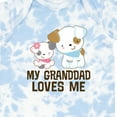 thumbnail image 4 of Inktastic My Granddad Loves Me Granddaughter Girls Girls Baby Bodysuit, 4 of 5