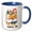Blue/White, variant on 3drose, Ellen Clapsaddle – Boy and Girl Holding Chicklets, 11oz Mug