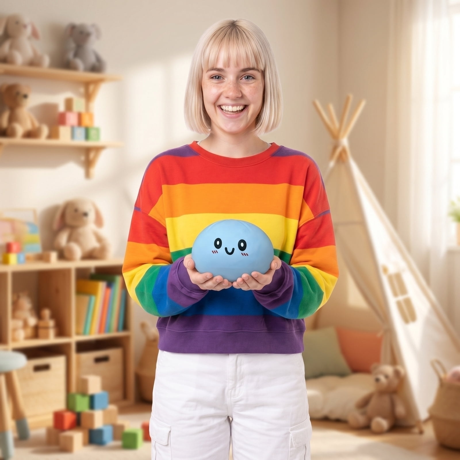 2026 New Dumpling Squishy Large with Steamer Box,Super Soft Giant Squishy Dumpling, Mystery Dumpling Squishy,Large Stress Relief Squishys Dumplings for Everyone Anxiety Relief, Yellow