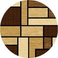 thumbnail image 2 of Premium 3D Hand Carved Thick Modern Contemporary Abstract Rug Design 3995 Brown Beige 2'7''x4', 2 of 10