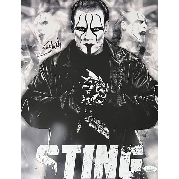 STING Signed Autographed 11x14 Photo JSA Authenticated #5 WCW WWE AEW
