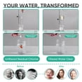 thumbnail image 3 of HD HEAVY DUTY High Output Shower Filter 2 Pack – 99% REMOVAL Shower Head Filter for Hard Water, Heavy Metals, Chlorine and Harmful Substance, Improve your skin and hair - Brushed Nickel, 3 of 9