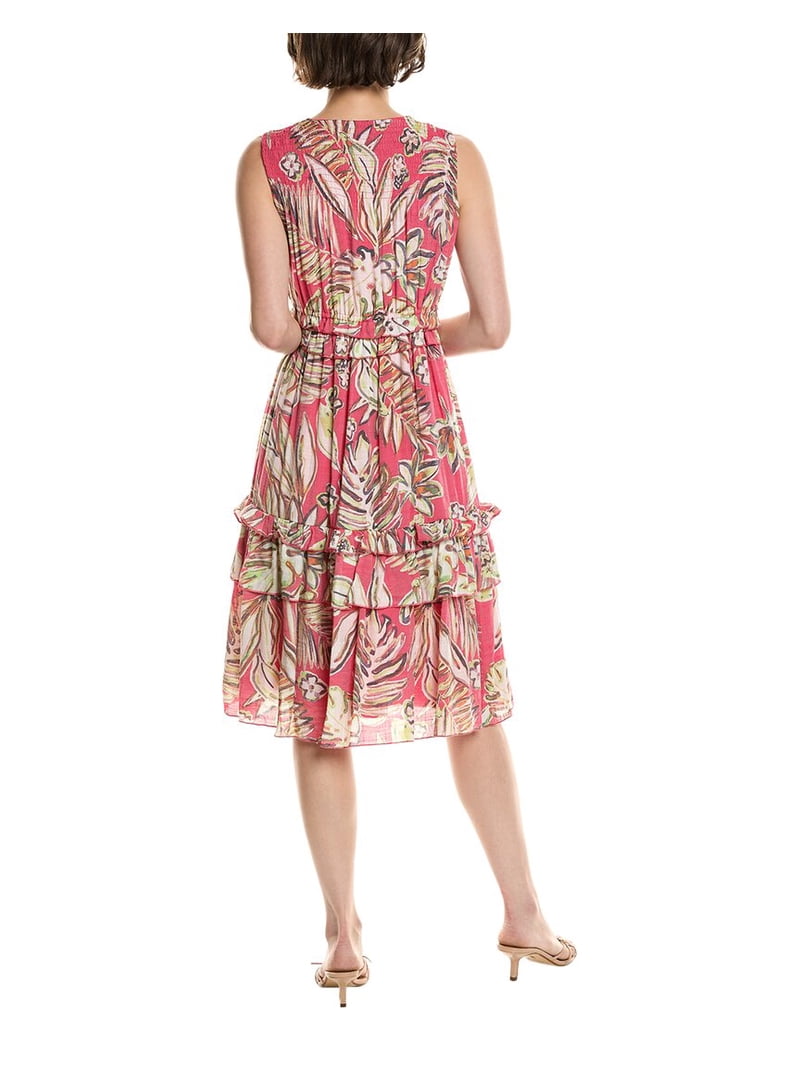 knee length dresses for ladies Ulla Johnson Nanette Dress Red Topaz main image 0