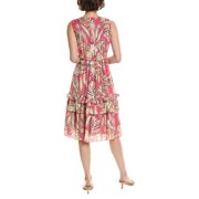 Nanette Lepore Womens Sleeveless Ruffle Midi Dress, Sizes 4-16