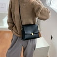 thumbnail image 4 of Carteras y bolsos de mano para mujer, bolsos de mano de piel sintética con asa superior, bolsos de hombro tipo cartera, color negro, 4 of 5