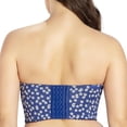 thumbnail image 4 of Dolly Longline Strapless Bustier, Blue Daisy, L Plus, 4 of 5