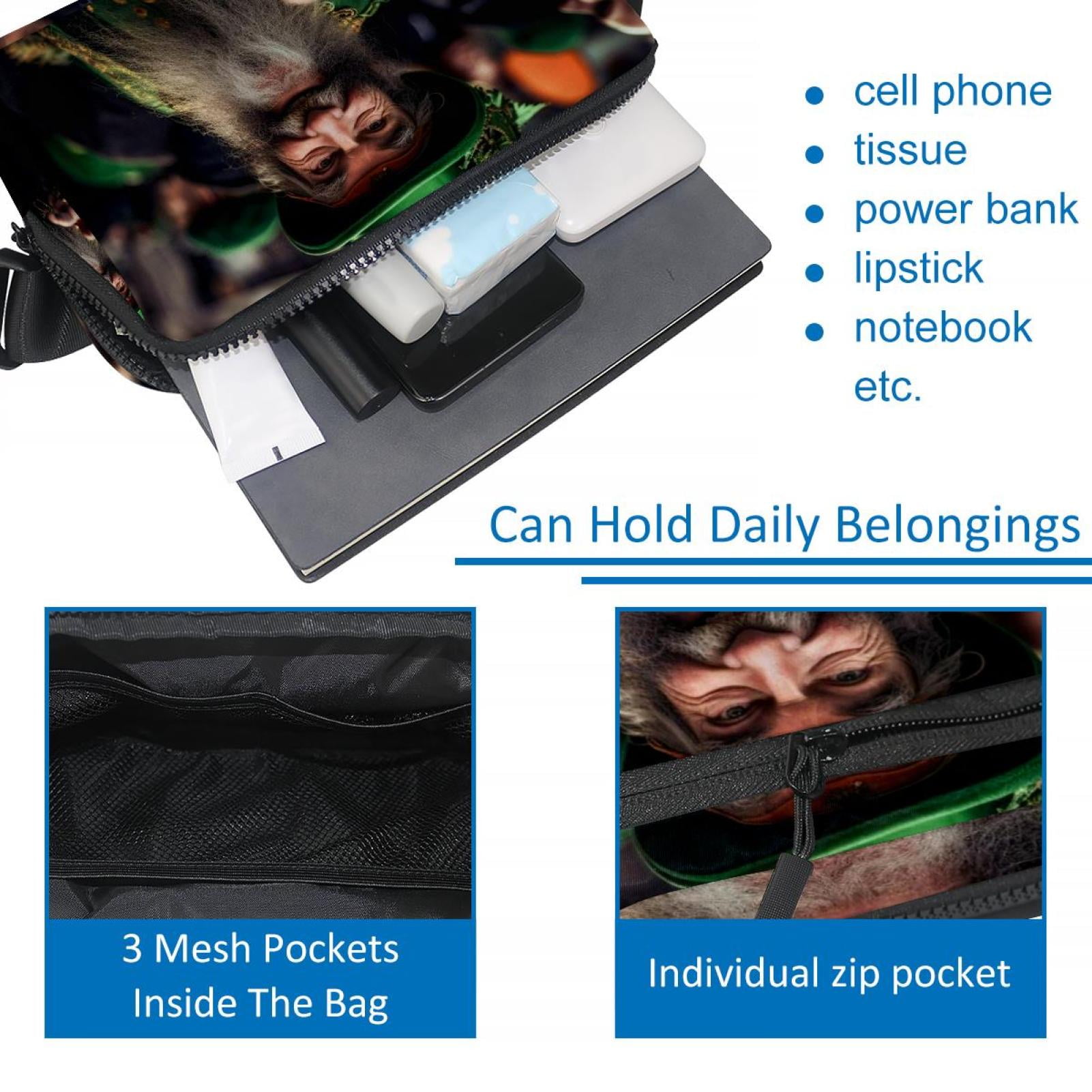 Saint Patrick's Day Adjustable Lightweight Running Belt Waist Bag with Extension Strap for Unisex