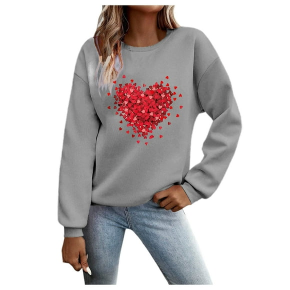 Zhanying White Sweatshirt Women Solid Color Pullover Christian Shirt Casual Loose Long Sleeve Sweater Tops Fall Outfits Winter Clothes Basics Outwear