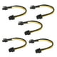 thumbnail image 1 of Cable Adaptador De Tarjeta Gráfica, Práctico Cable De Tarjeta Gráfica Estable De 5 Piezas Para Computadora ANGGREK 6pin to 8pin Adapter, 1 of 8