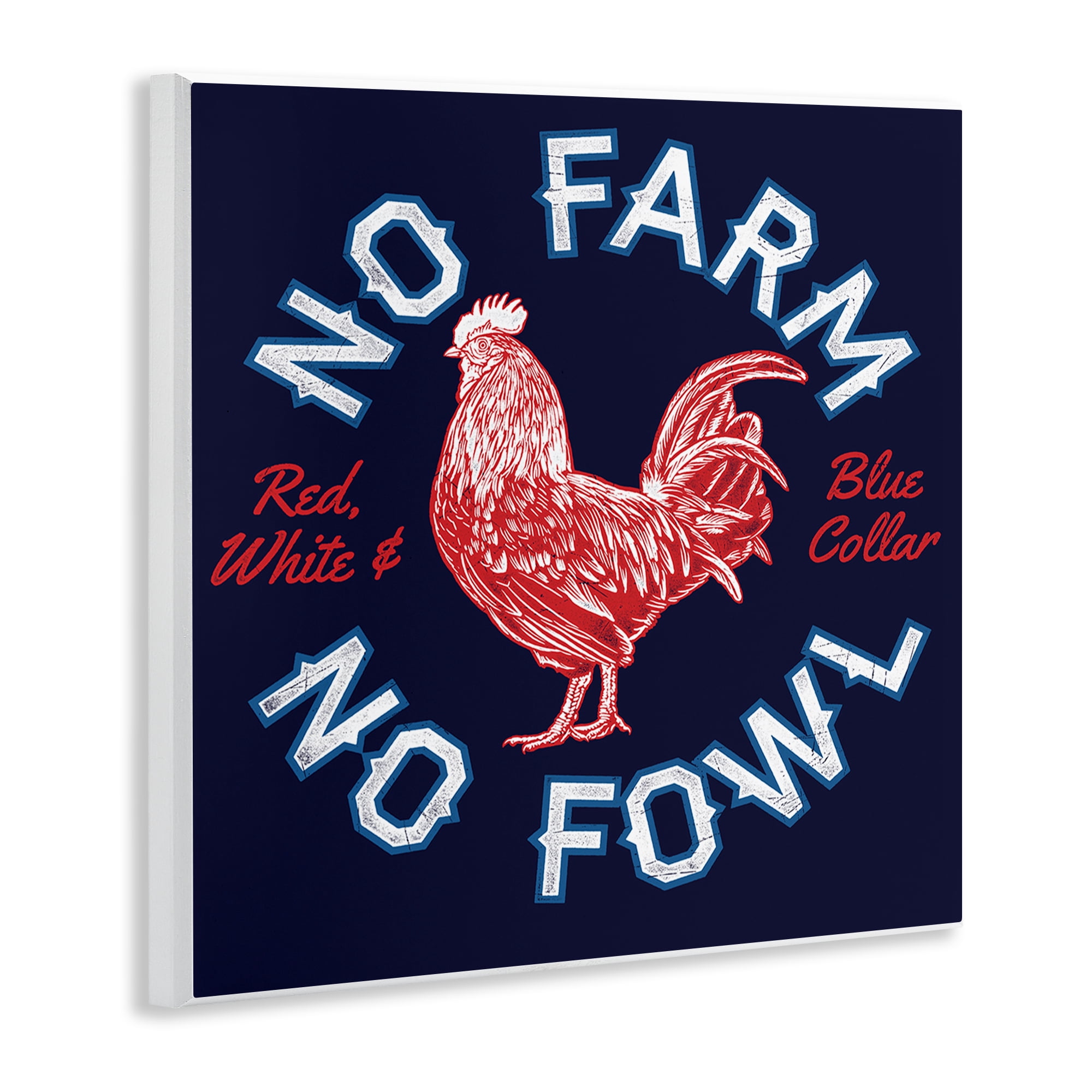 Stupell Industries No Farm or Fowl Animals Painting Unframed Art Print Wall Art, 12 x 12