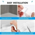 Bath & Kitchen Tape Seal, PVC Self Adhesive Bathtub and Wall Sealant