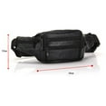thumbnail image 2 of Toyvian Sports Waist Bag in Black Multipurpose Waist Pouch for Hiking Biking and Casual Use, 2 of 8
