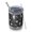 Halloween Skull and, variant on 12oz Tumblers Halloween Skeletons and Pumpkins Vacuum Insulated Stainless Steel Travel Tumbler Cups Mug with Lid and Straw for Beer,Coffee,Beverages with Cleaning Brush for Cold & Hot Drinks