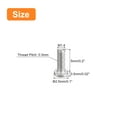 thumbnail image 2 of Unique Bargains M1.4x0.3x5mm 50Pack Metal Flat Round Head Screws Phillips Drive Machine Bolt, 2 of 5