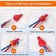 thumbnail image 4 of Red , Winged Wire End Connector Cover, Nut 18-8 AWG, HSP13 Type Screw Terminal for Connecting Electrical Wiring, 4 of 5