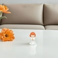 thumbnail image 4 of OULII 3Pcs White Plastic Guardian Angel Figurines Lightweight Praying Angel Decorations for Garden and Holiday, 4 of 8