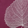 thumbnail image 2 of 20" x 20" Simply Daisy Leaf Study Polyester Accent Pillow, Plum Qty 1, 2 of 6