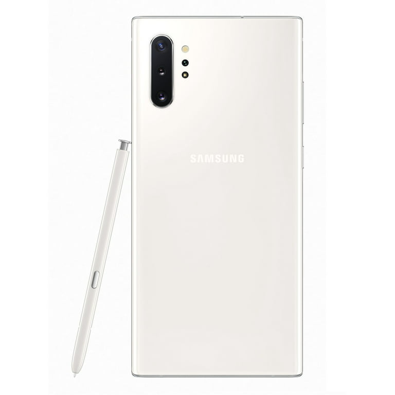 Simple Mobile SAMSUNG Note 10 Plus, 256GB, Aura White - Prepaid Smartphone  