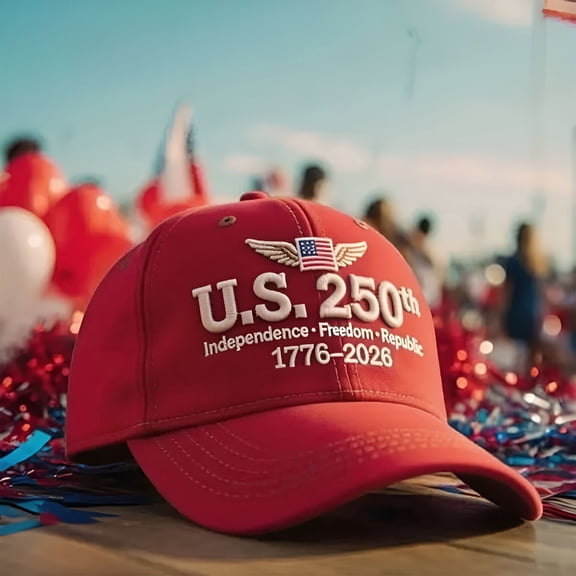 TELOLY 250th Anniversary US Military Baseball Cap, Embroidered Marine Corps/Army Hat, Patriotic Independence Day Gift