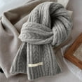 thumbnail image 2 of Chuancc Lightweight Women'S Winter Scarf - Soft Warm Shawl Wrap Fashion Style For Christmas Light Ashy One Size, 2 of 3