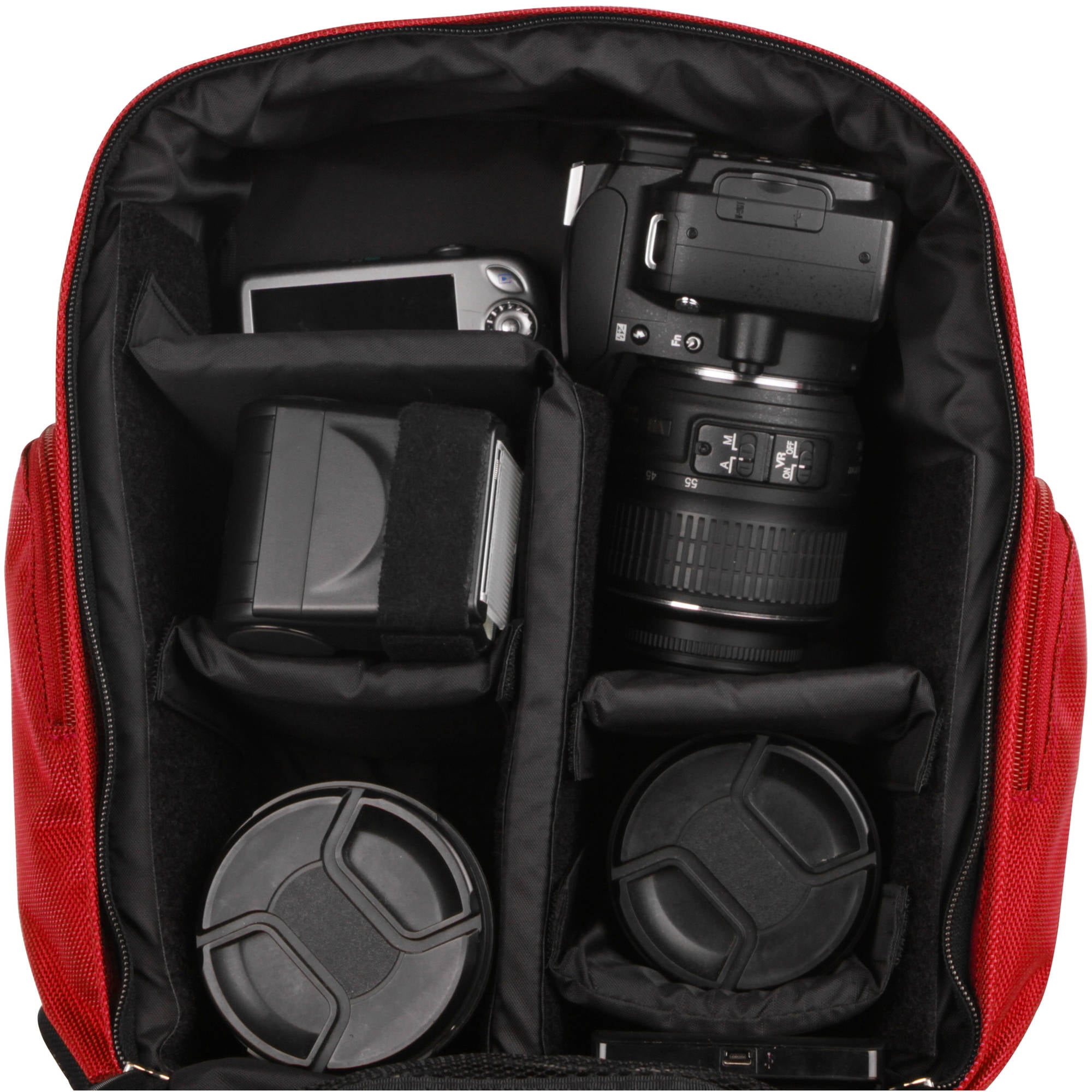 VANGODDY Sparta DSLR Compact Camera & Tablet Case BackPack Bag fits Nikon, Samsung, Sony, Canon devices up to 6 x 4 inches