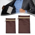 thumbnail image 4 of HILABEE 2 Pieces Sew Pocket with Zipper Clothes Inner Pockets Mobile Storage Pouch Small Style D, 4 of 5