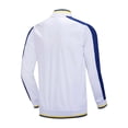 thumbnail image 4 of Mens Big & Tall Color Block Zip Up Track Jacket, Stand Collar Raglan Long Sleeve No Hood Workout Athletic Jacket Casual Outerwear for Fall Winter Sports Size 4XL White, 4 of 8