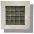 thumbnail image 2 of Modern Home Living Wall Galvanized Steel/Zinc Succulent Planter (Aged Zinc, 16 Pocket), 2 of 7
