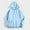 Light Blue, variant on HAOTAGS Casual Long Sleeve Hoodie Solid Pullover for Women Loose fit Fall Sweatshirt with Pocket Light Blue Size S