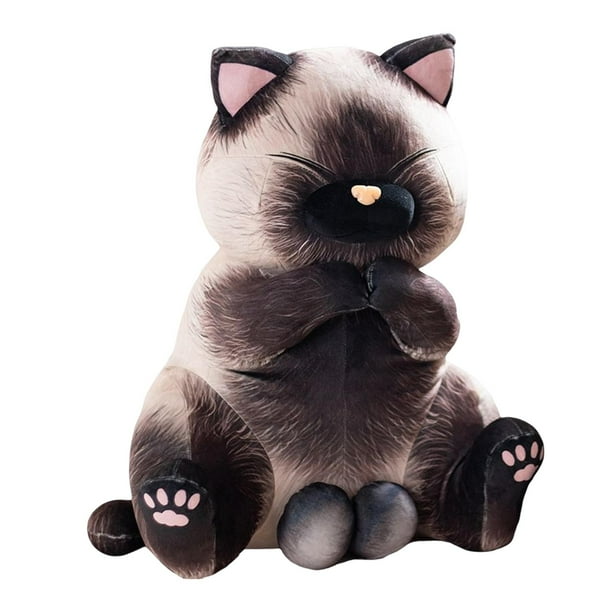 Gatos siameses, juguete de gato, muñeco de peluche, peluche tierno para acompañar a los niños a dormir. 50cm