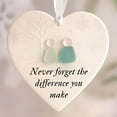 thumbnail image 5 of PLPPYFS Heart-Shaped Sea Glass Friendship Decor - Acrylic Friendship Keepsake, Christmas Pendant for Christmas Tree Hanging Ornaments, Holiday Home Ornament, Sea Glass Art for Best Friends, 5 of 7
