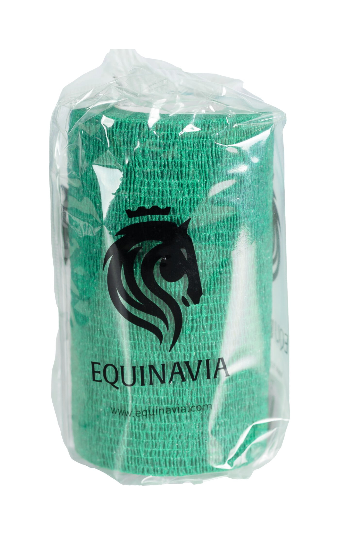Equinavia 20 Pack Self Adhesive 4 Inch Vet Wraps with Easy-Dispenser Case | Bandages for Horses, Pets, Sports, Tattoo - Black - 20 x 5 yd