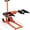 Orange, variant on Garvee Lawn Mower Lift Jack 550 Lbs Capacity, Adjustable Width and Height, Zero Turn Mower Lift with 2pcs 3.3ft Straps, Safety Lock, for Tractors, ATVs, UTVs, Black
