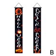 thumbnail image 1 of Couplets de puerta de Halloween bandera calabaza fantasma calavera Couplet cortina decoración feliz Festival Banner Día del fantasma 2023 Halloween P7M7, 1 of 4