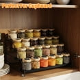 thumbnail image 5 of Bemico 4 Tier Spice Rack Spice Organizer for Cabinet, Adjustable Spice Holder Metal Seasoning Shelf for Countertop, Cupboard, Kitchen, 5 of 9