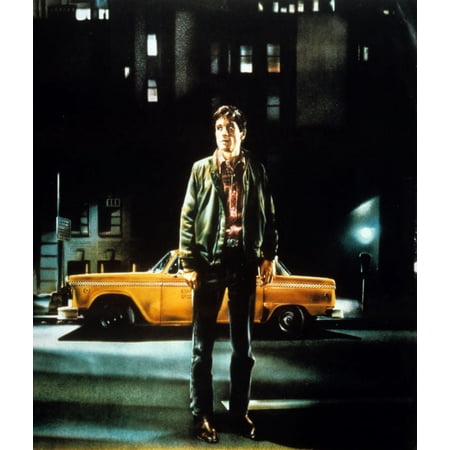 Taxi Driver Movie Poster Textless Art Reprint Movie 27Inx40In 27x40 Square Adults Best Posters