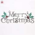 thumbnail image 4 of CNKOO Designs Merry Christmas Signs  Decorative Glittery Hanging Signs，Gold Merry Christmas Tree Wreath Decorations Accessories, 4 of 6