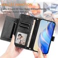 thumbnail image 4 of Zipper Wallet PU Case For ZTE Blade A35 / A55, 4 of 5