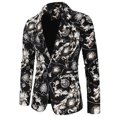 thumbnail image 1 of Awdenio Men's Autumn And Winter Personality Printing Casual Suit Jacket, 1 of 5