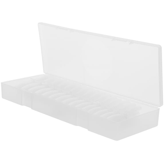 LEORX 300Pcs Transparent Full Cover Fake Nails Water Resistant Removable Manicure Nail Tips for Decor