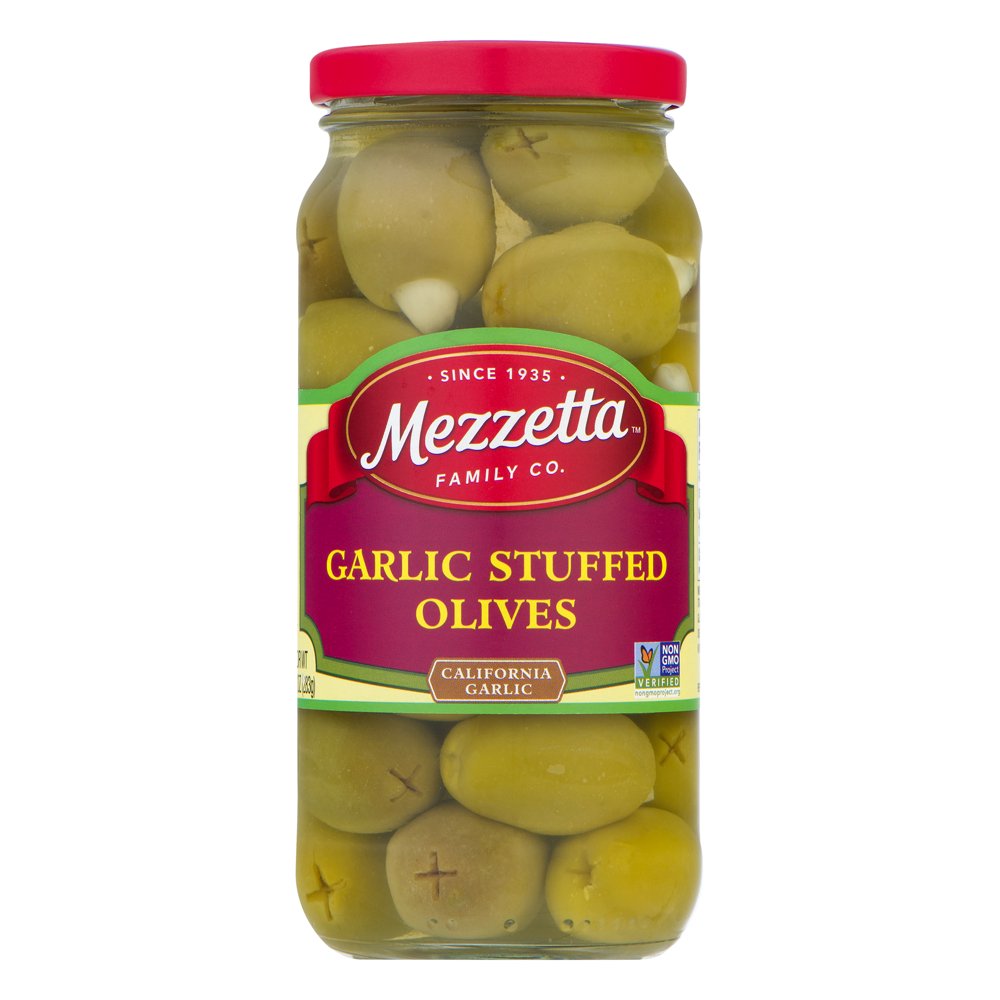 Mezzetta Garlic Stuffed Olives, 10 oz