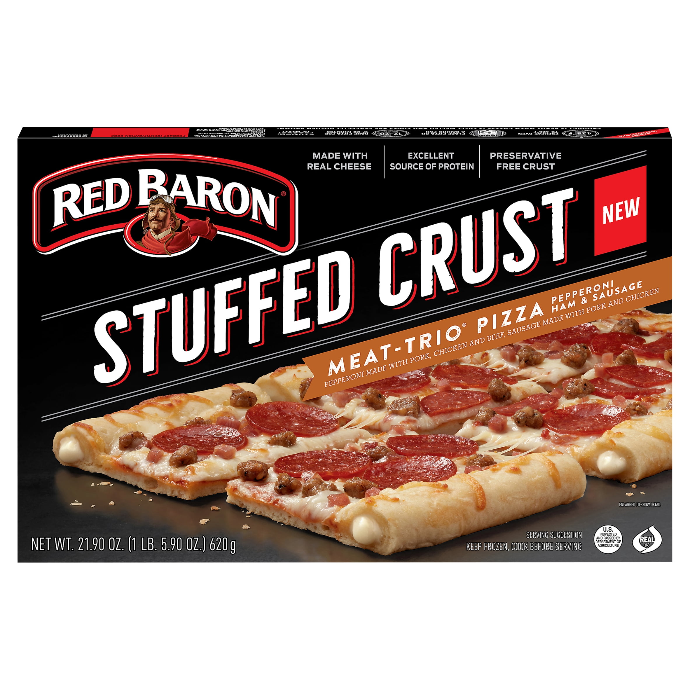 Palermo's Rising Crust Supreme Frozen Pizza, 33 oz - Walmart.com