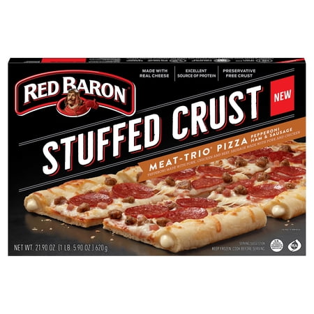 Red Baron Stuffed Crust Three Meat Frozen Pizza 21.9oz