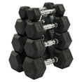 thumbnail image 2 of BalanceFrom Dumbbell Set, Pairs of 5 lb, 10 lb, 15 lb, and 20 lb, 2 of 8