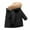 Black, variant on Aihuaihua Boys Winter Jackets Toddler Winter Warmth Thicken Full Zip Jacket with Hood Kids Heavyweight Outerwear with Pockets Size for 3-14 Years