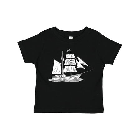 

Inktastic Pirate Ship Illustration Gift Toddler Boy or Toddler Girl T-Shirt