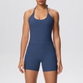 thumbnail image 4 of Nuoqisi Two Piece Workout Sets For Women Tank Top Matching High Waist Booty Lifting Shorts Gym Yoga Active Wear Outfits with Pockets, 4 of 5