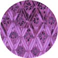 thumbnail image 1 of Ahgly Company Tapis d'Intérieur Lavables en Machine, Ronds, Transitionnels, Violet Foncé, 7' Ronds, 1 of 7