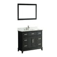 thumbnail image 2 of Vanity Art 48" Single Sink Bathroom Vanity Set with Engineered Marble Top and Free Mirror, 2 of 5